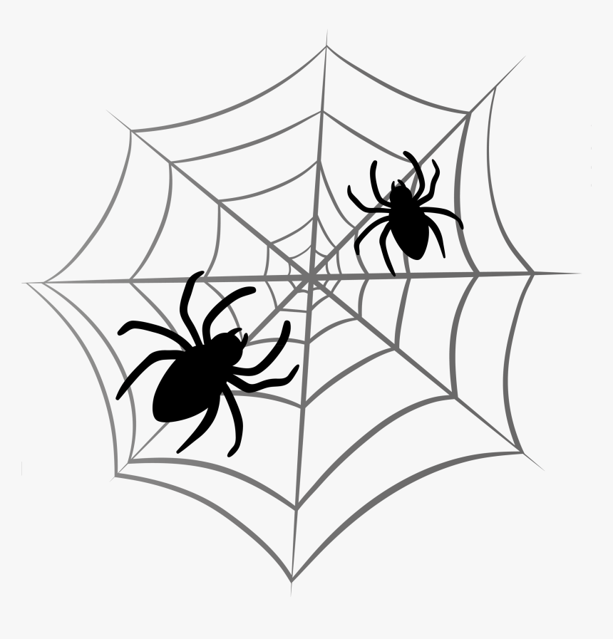 Halloween Spider Web Clipart 2 Clipartcow - Transparent Background Clipart Halloween Spider Web, HD Png Download, Free Download