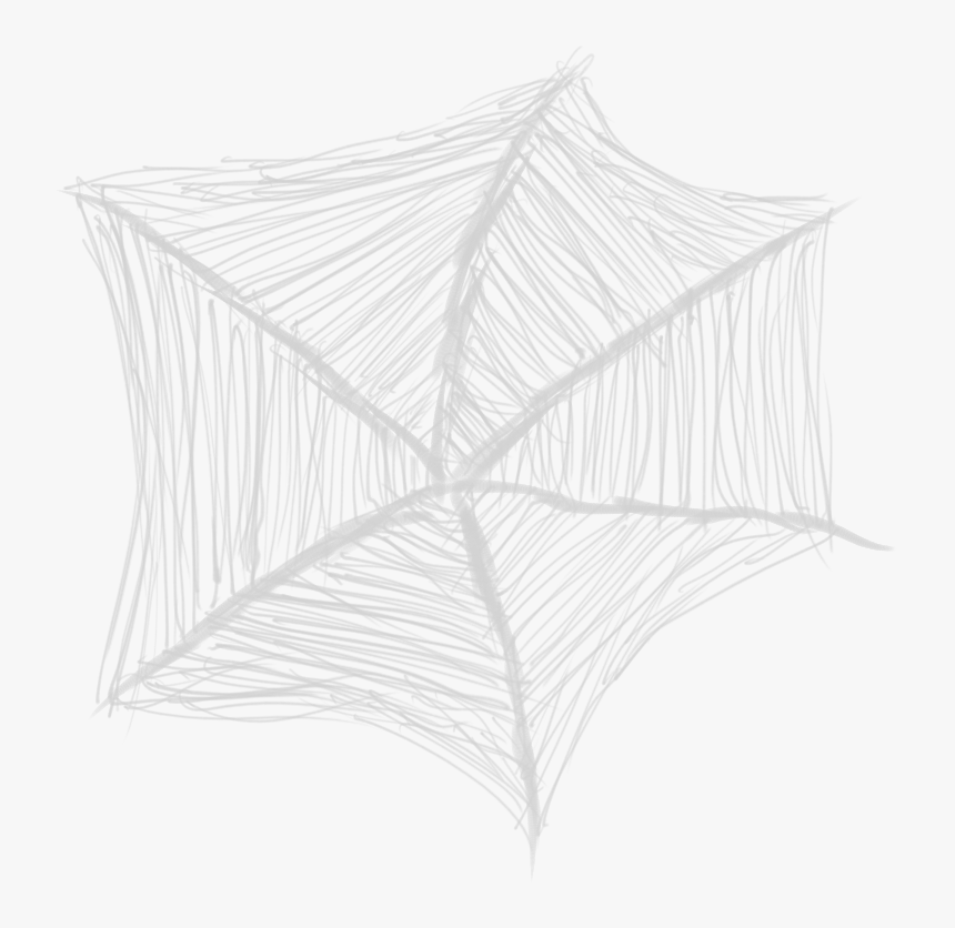 Spider Web Png Transparent Background For Kids - Sketch, Png Download, Free Download