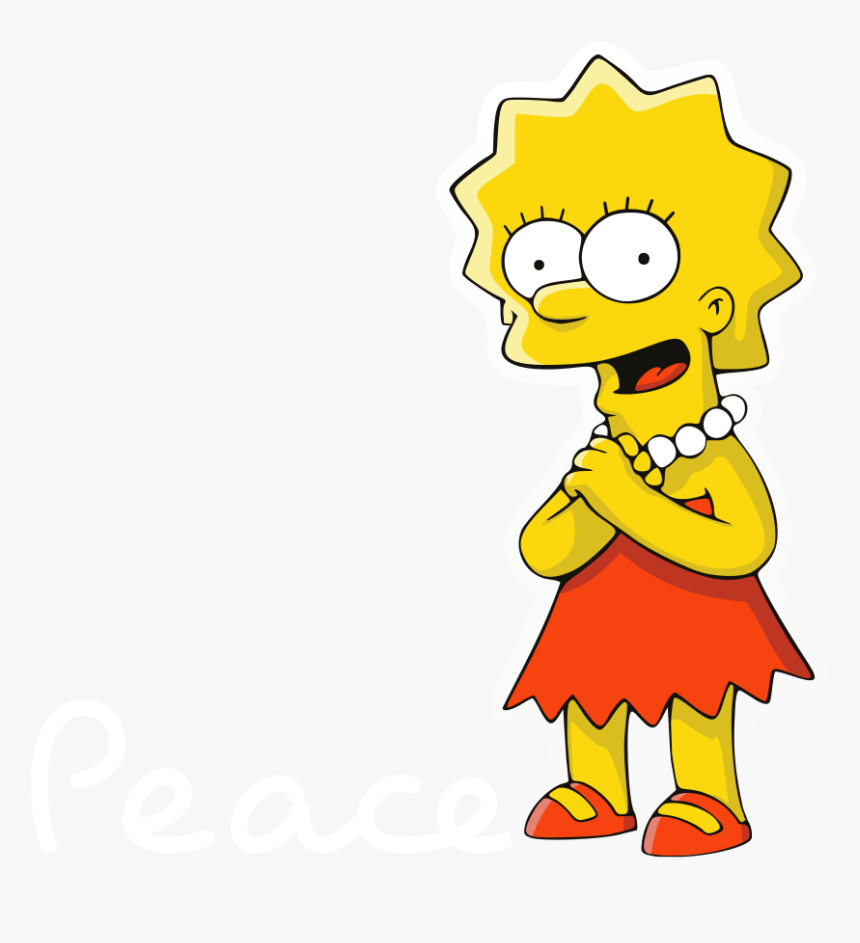 Figure Lisa Simpson Sticker- - Sister From The Simpsons, HD Png Download, Free Download