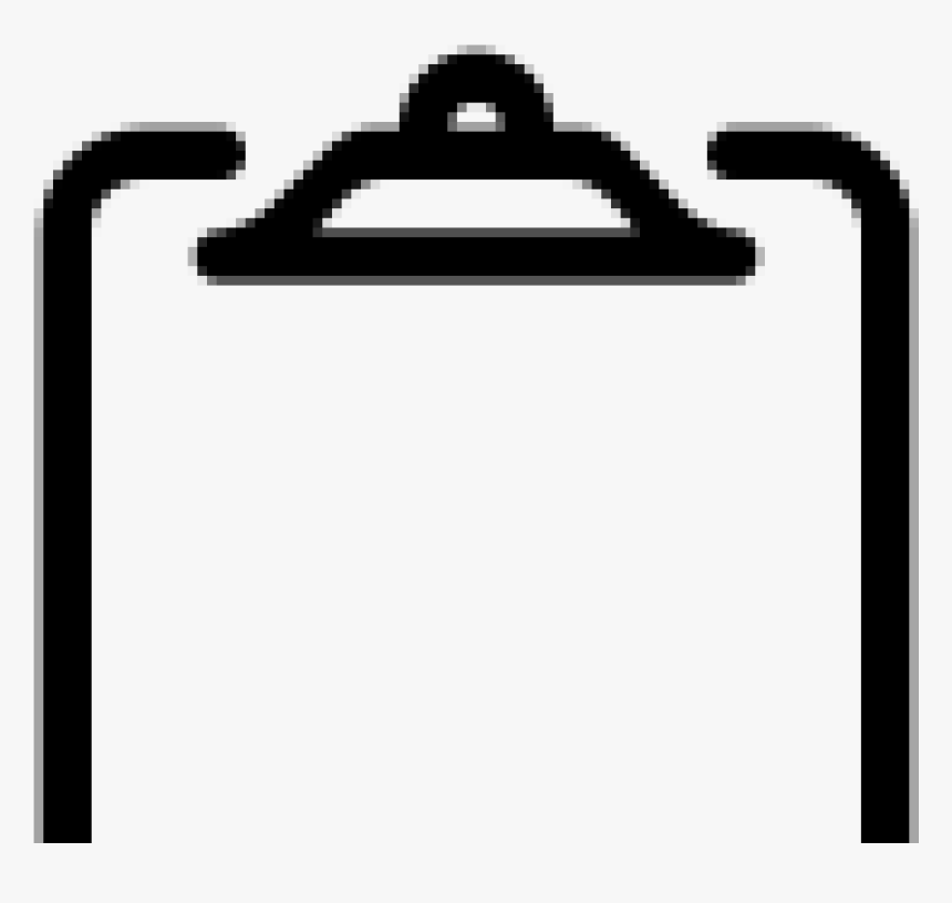 Transparent Clipboard Icon - Outline Clipboard Icon Transparent, HD Png Download, Free Download