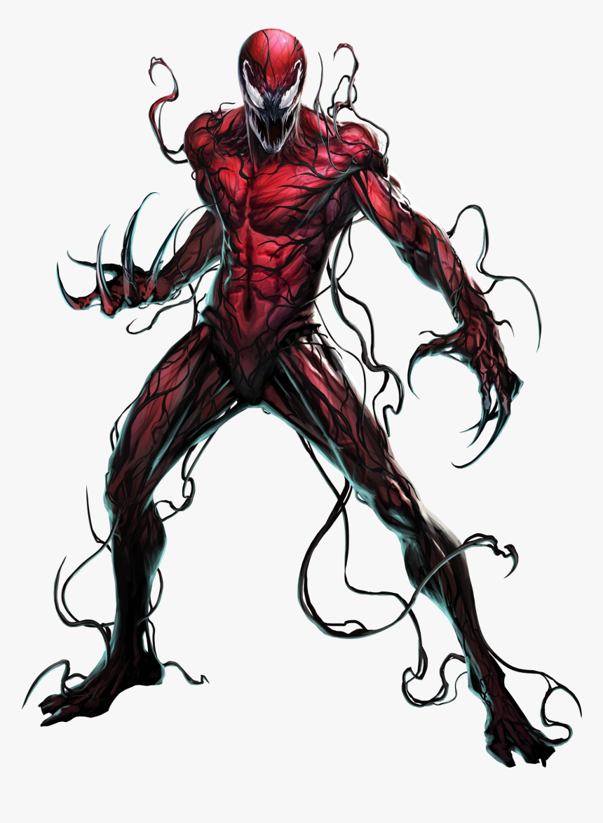 Carnage Transparent Background - Full Body Venom Drawing, HD Png Download, Free Download