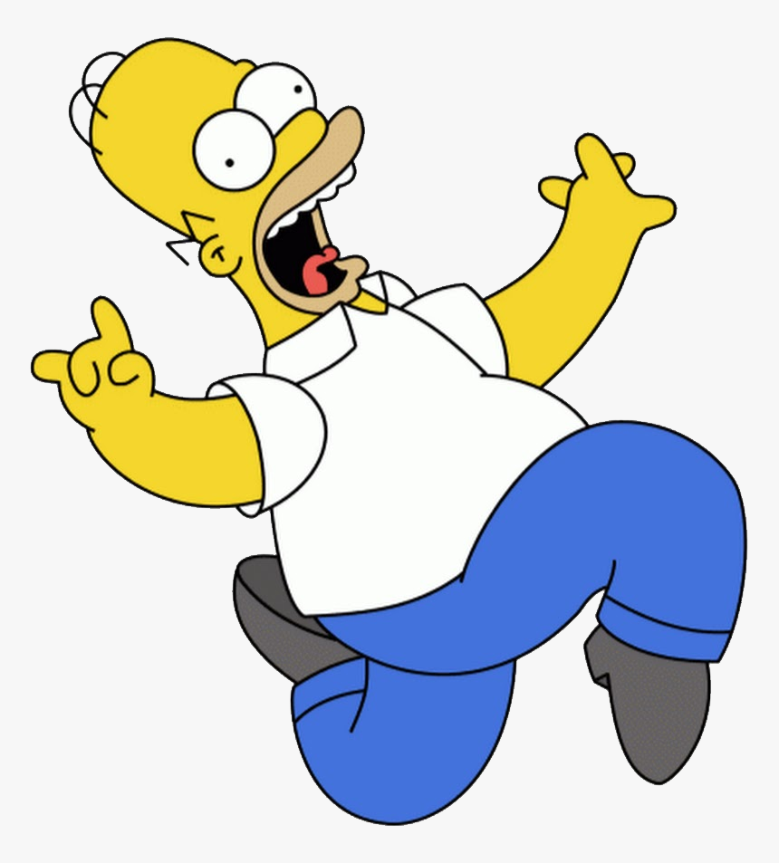 Homer Simpson Png - Homer Simpson Running Png, Transparent Png, Free Download