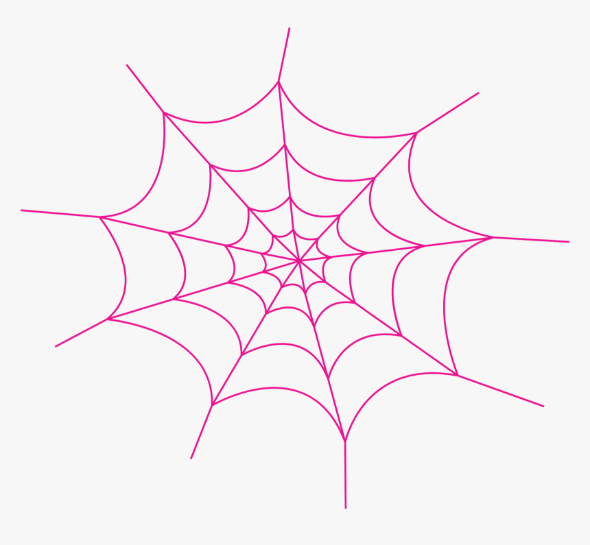 Halloween Spiders Clipart - Pink Spider Web Png Transparent, Png Download, Free Download