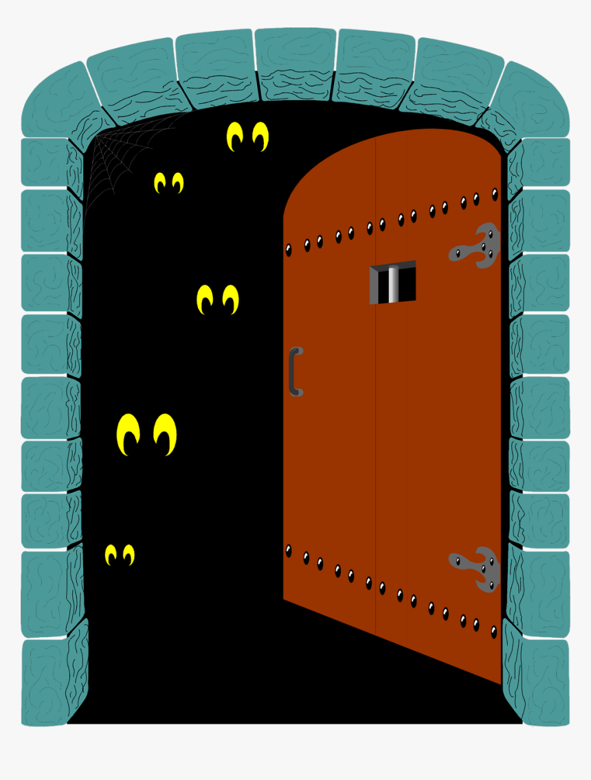 Collection Of Scary - Haunted House Door Clipart, HD Png Download, Free Download