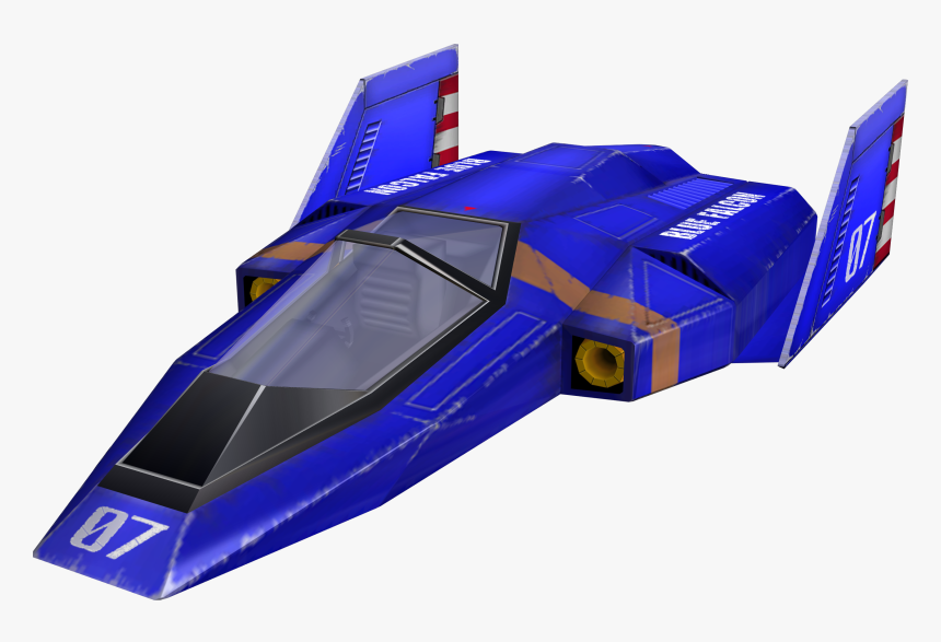 Blue Falcon Png - Blue Falcon F Zero Png, Transparent Png, Free Download