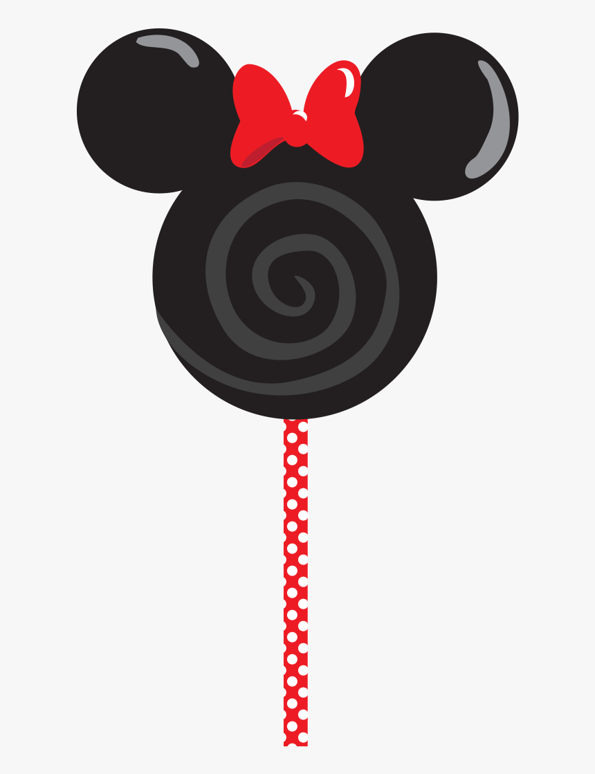 Minnielollypop Png Disney Pinterest - Mickey Mouse Lollipop Png, Transparent Png, Free Download