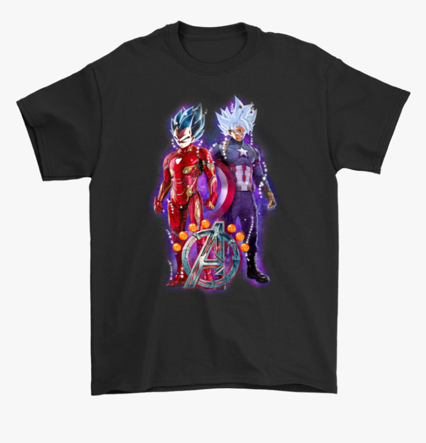 Goku Vegeta The Avengers Dragon Ball Mashup Premium - Supreme Shirt Bugs Bunny, HD Png Download, Free Download