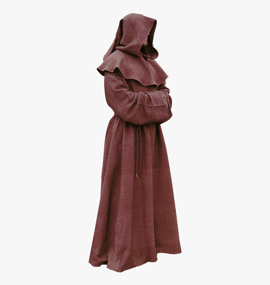 Monks Robe With Hood - Monk With Hood Up, HD Png Download, Free Download