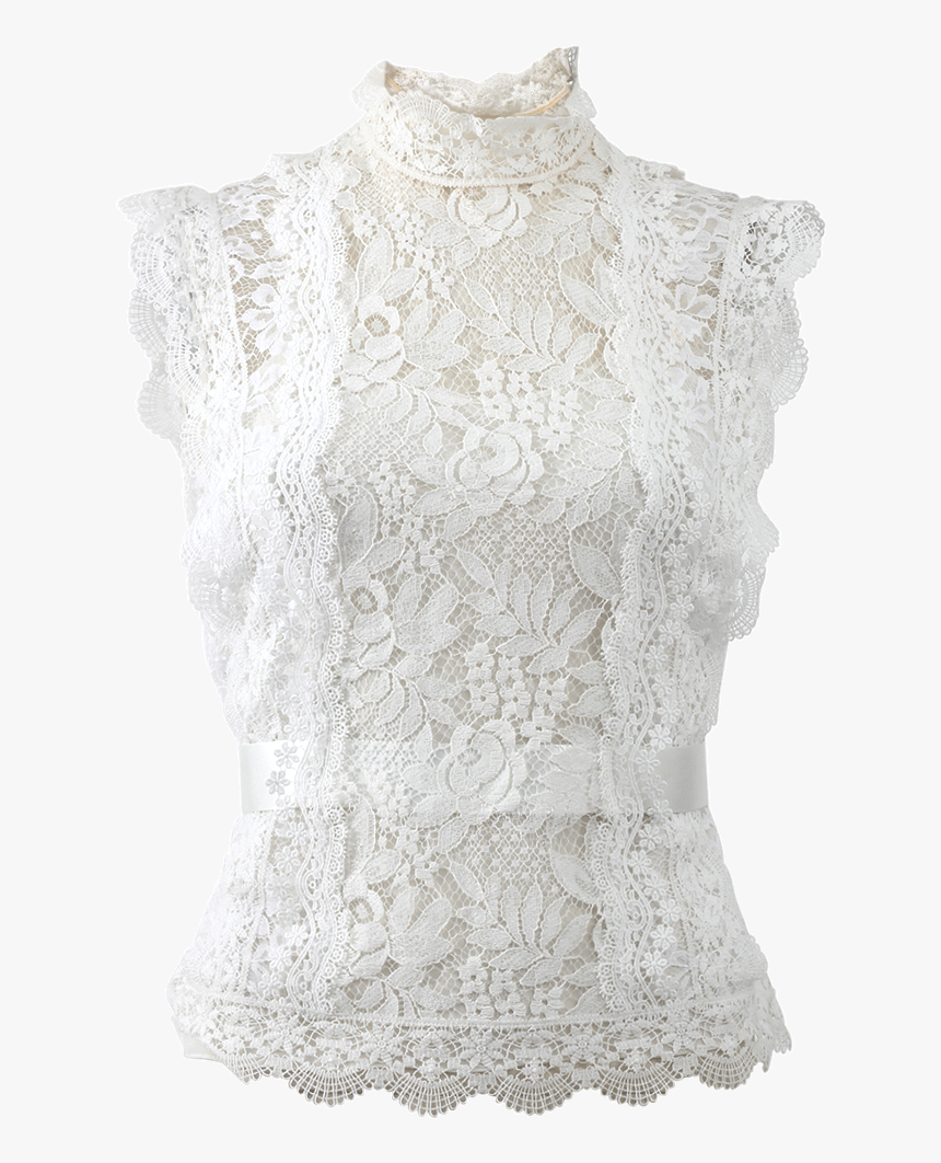 White Lace Blouse, HD Png Download, Free Download