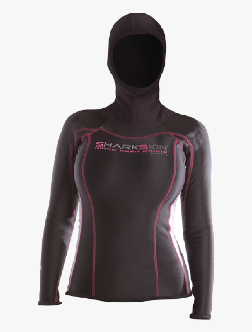 Chillproof Womens Long Sleeve With Hood - Sharkskin Chillproof, HD Png Download, Free Download