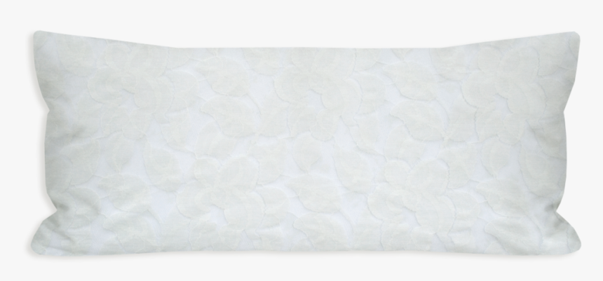 Angelic Lace Eggshell White Lumbar Pillow - Cushion, HD Png Download, Free Download