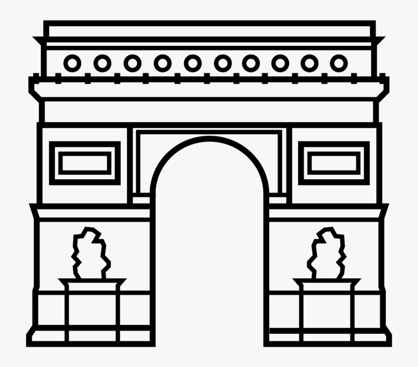 Paris Arc Triomphe Png, Transparent Png, Free Download