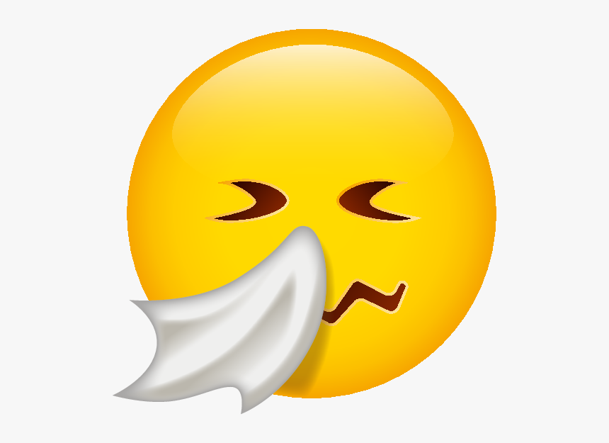 Sneezing Emoji Png, Transparent Png, Free Download