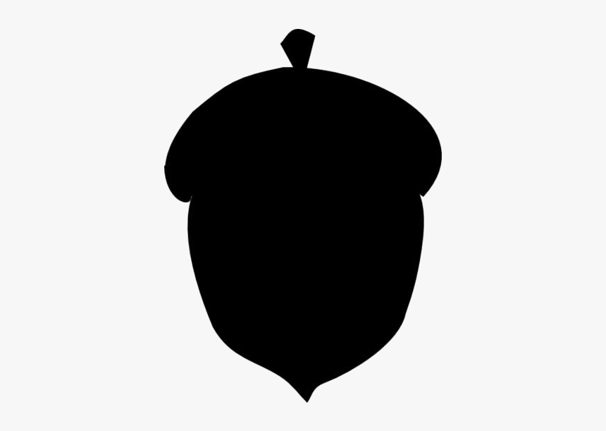 Transparent Acorn Nut Silhouette Png - Acorn Silhouette Png, Png Download, Free Download