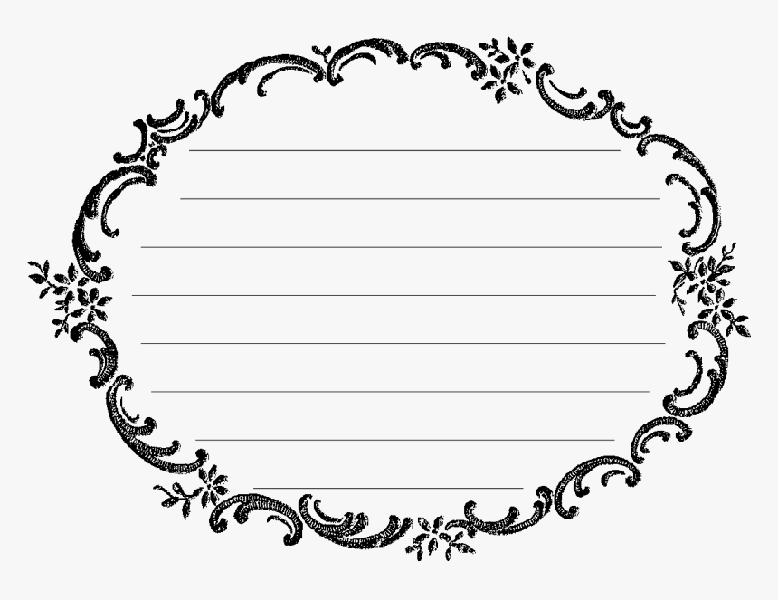 Journal Spot Digital Download Fancy Frame - Line Art, HD Png Download, Free Download