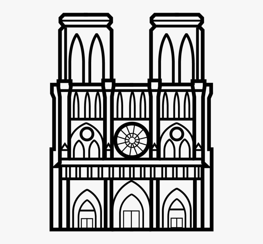 Notre Dame Icon Png, Transparent Png, Free Download