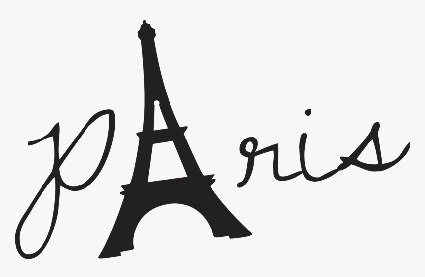 Paris Group Clip Art - Black And White Paris Clipart, HD Png Download, Free Download