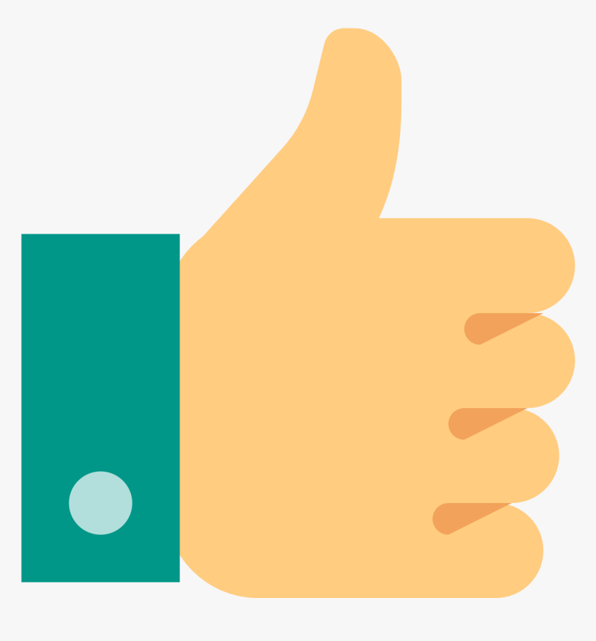 Thumb Up Icon Color - Thumbs Up Png, Transparent Png - kindpng