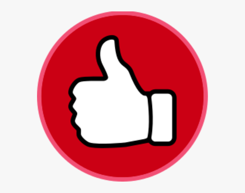 Red Thumbs Up Clipart, HD Png Download, Free Download