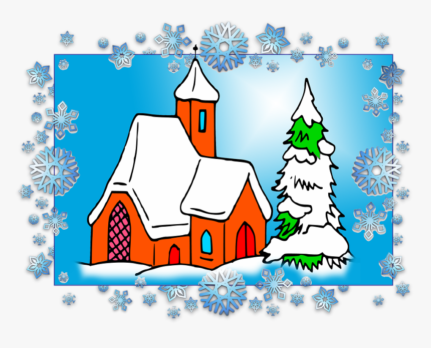 Transparent Snow Frame Png - Transparent Background Snowflake Border, Png Download, Free Download