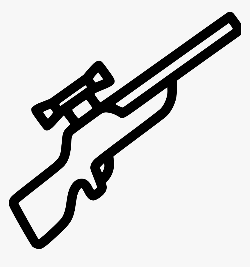 Sniper Rifle - Sniper Rifle Icon Png, Transparent Png, Free Download