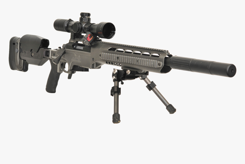 Spr-308k1 Quartering Front Shot, Bipod & - Assault Rifle, HD Png Download, Free Download