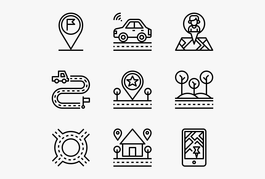 Map - Icon, HD Png Download, Free Download