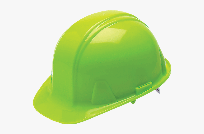 Lime Green Hard Hat Transparent, HD Png Download, Free Download