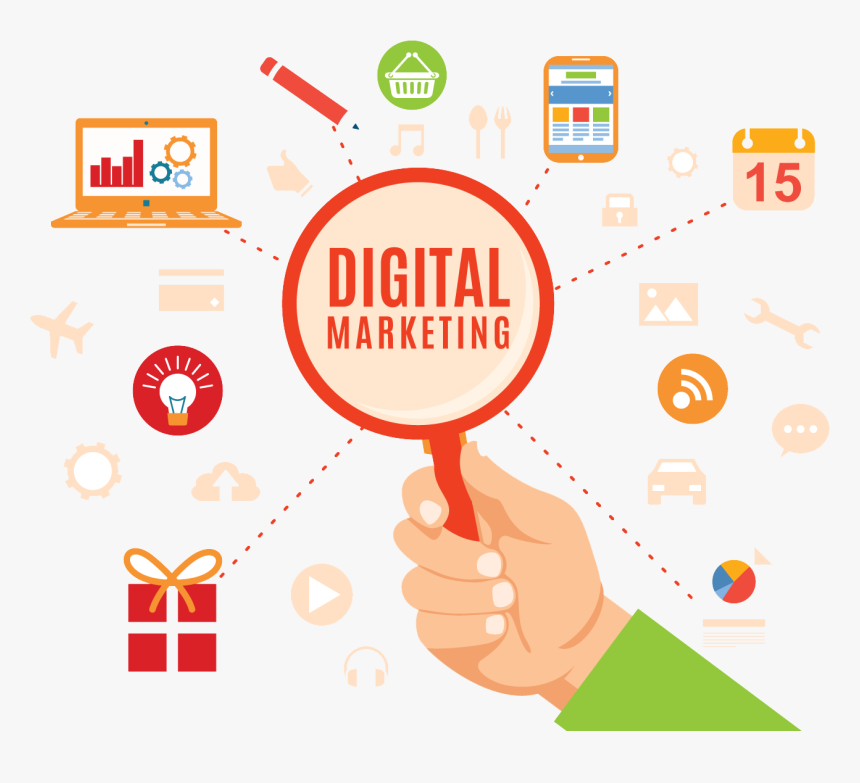 Transparent Social Media Marketing Icon Png Digital Marketing Transparent Background Png Download Kindpng