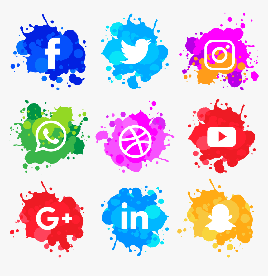 Button Icon Social Media, HD Png Download, Free Download