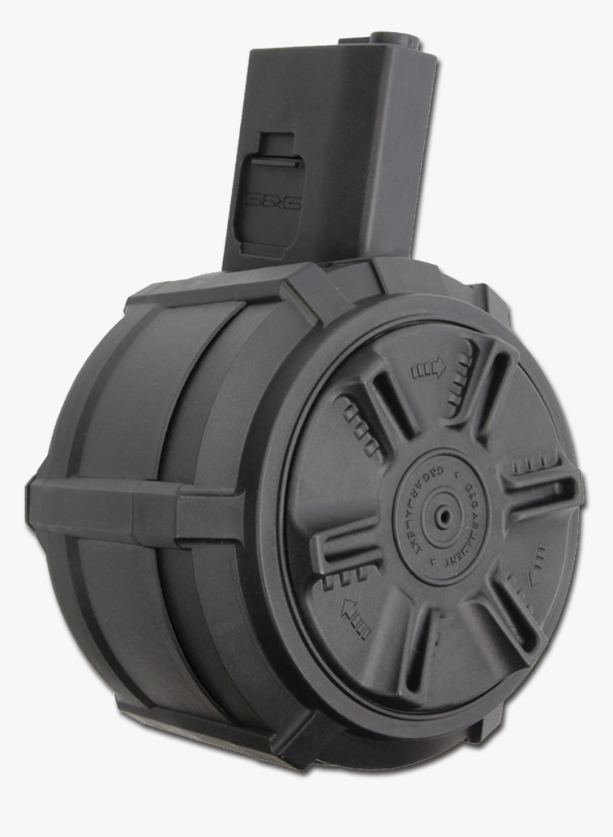 G&g 2300 Round Drum Mag For M4/m16, Manual - G&g Drum Mag, HD Png Download, Free Download