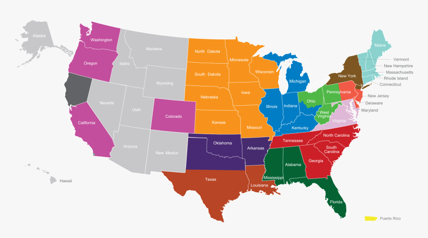 Phc Corporation Of North America Serves The United - 1860 Election Map, HD Png Download, Free Download