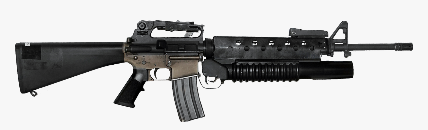 Clip Art M A Ghost Recon - M16a2 With Grenade Launcher, HD Png Download, Free Download
