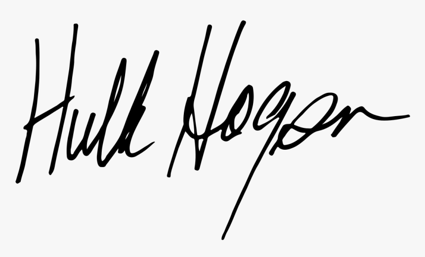 Hulk Hogan Signature, HD Png Download, Free Download