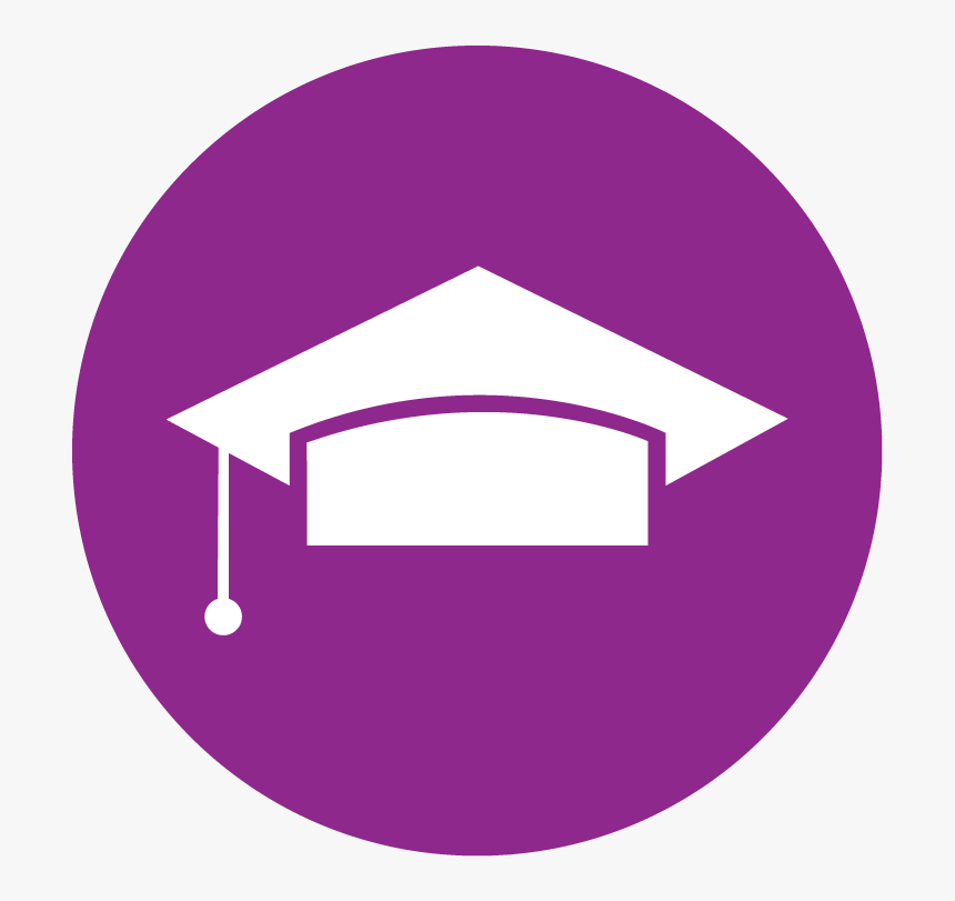 Education Icon Purple , Png Download - Education Icon Png, Transparent Png, Free Download