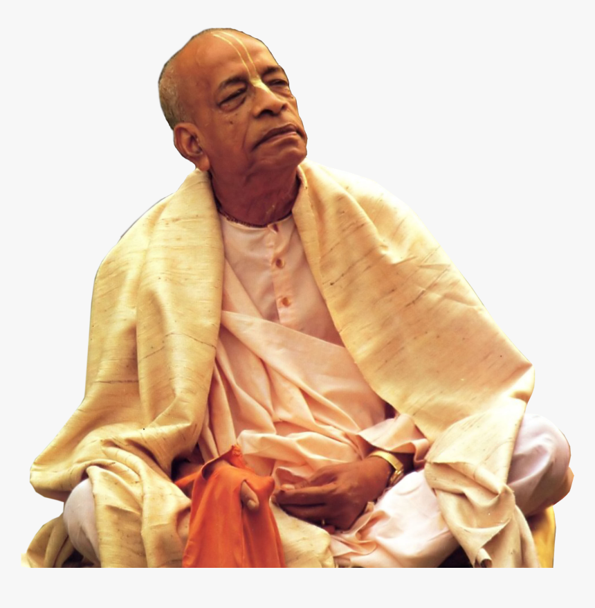 Srila Prabhupada Sitting , Png Download - Ac Bhaktivedanta Swami Prabhupada Ji, Transparent Png, Free Download