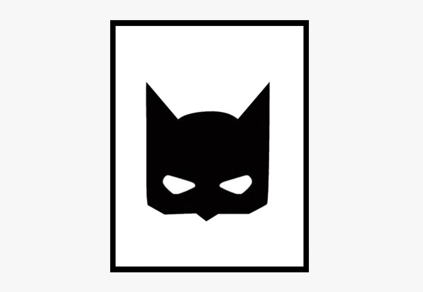 Petite Bello Wall Print 42x30cm A3 No Frame Batman - Batman Mask, HD Png Download, Free Download