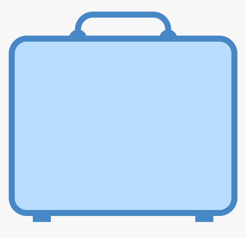 The Business Icon Is Shaped Like A Briefcase - Briefcase, HD Png Download, Free Download