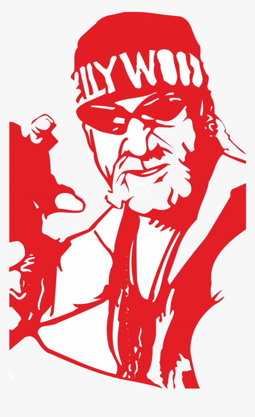 Hulk Hogan Silhouette - Hulk Hogan Logo Transparent, HD Png Download, Free Download