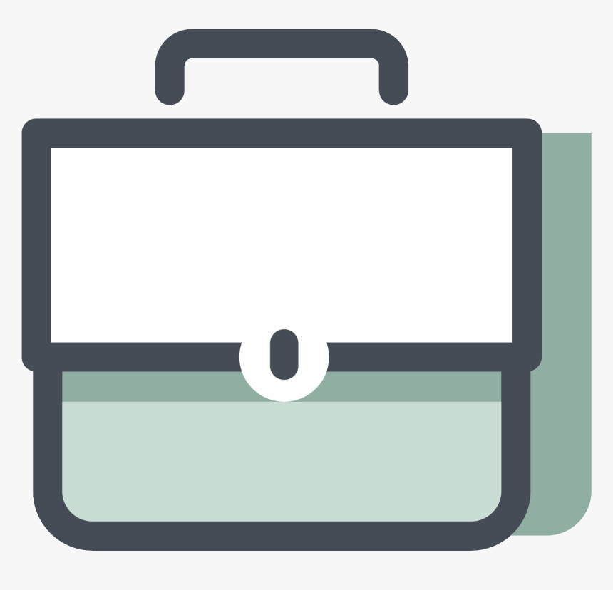 The Business Icon Is Shaped Like A Briefcase - Work Address Icon, HD Png Download, Free Download