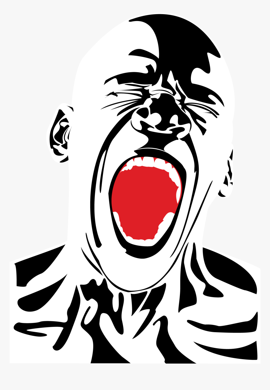 Stencil - Scream Illustration, HD Png Download, Free Download