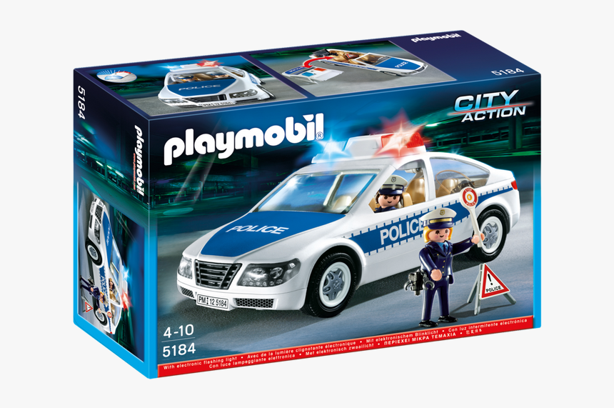 Transparent Flashing Lights Png - Playmobil Police City Action, Png Download, Free Download