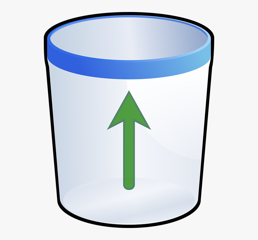 Undelete, Bin, Trashcan, Can, Green, Arrow - Animated Trash Png, Transparent Png, Free Download