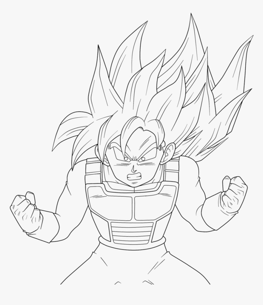 easy gohan drawings