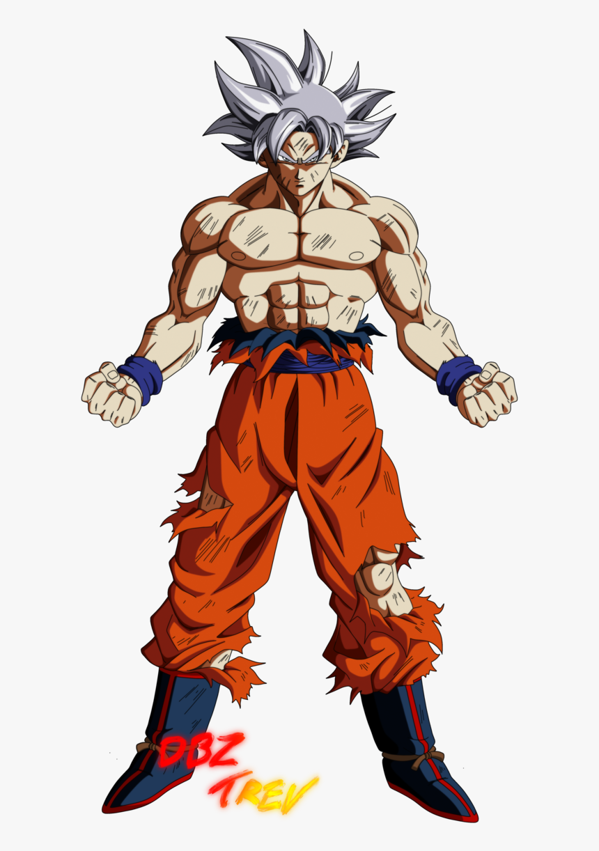 Goku Mastered Ultra Instinct By Dbztrev Super Goku, - Goku Ultra Instinct Png, Transparent Png, Free Download