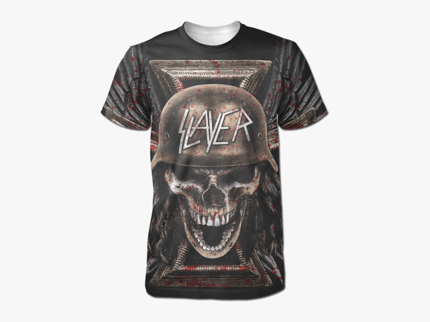 Wehrmacht Scream Tee - Slayer All Over Print Shirt, HD Png Download, Free Download