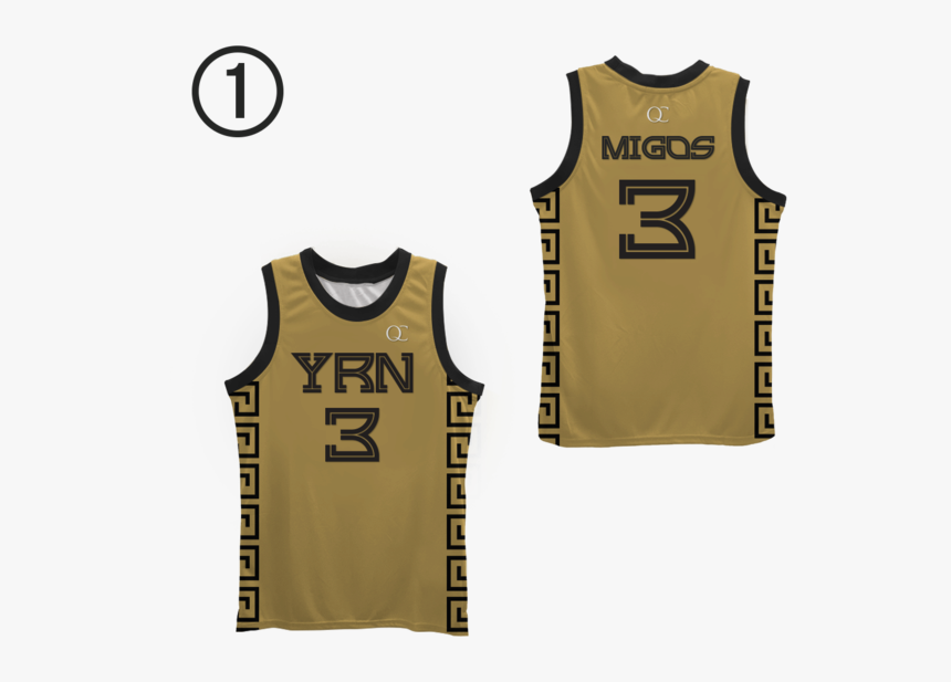 Yrn Migos Basketball Jersey Colors - Basketball Jersey Brown Color, HD Png Download, Free Download