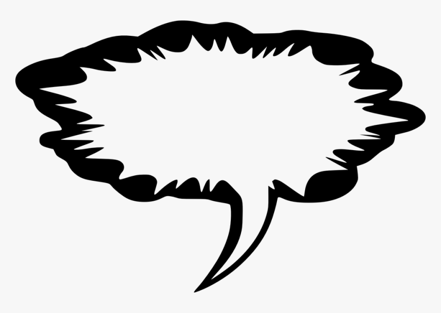 Transparent Mouth Speaking Clipart - Screaming Speech Bubble Png, Png Download, Free Download
