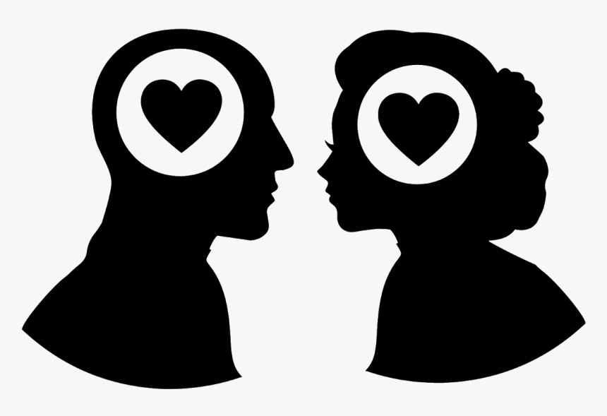 Head, Brain, Heart, Love, Emotional, Face, Silhouette - Sapiosexualité, HD Png Download, Free Download