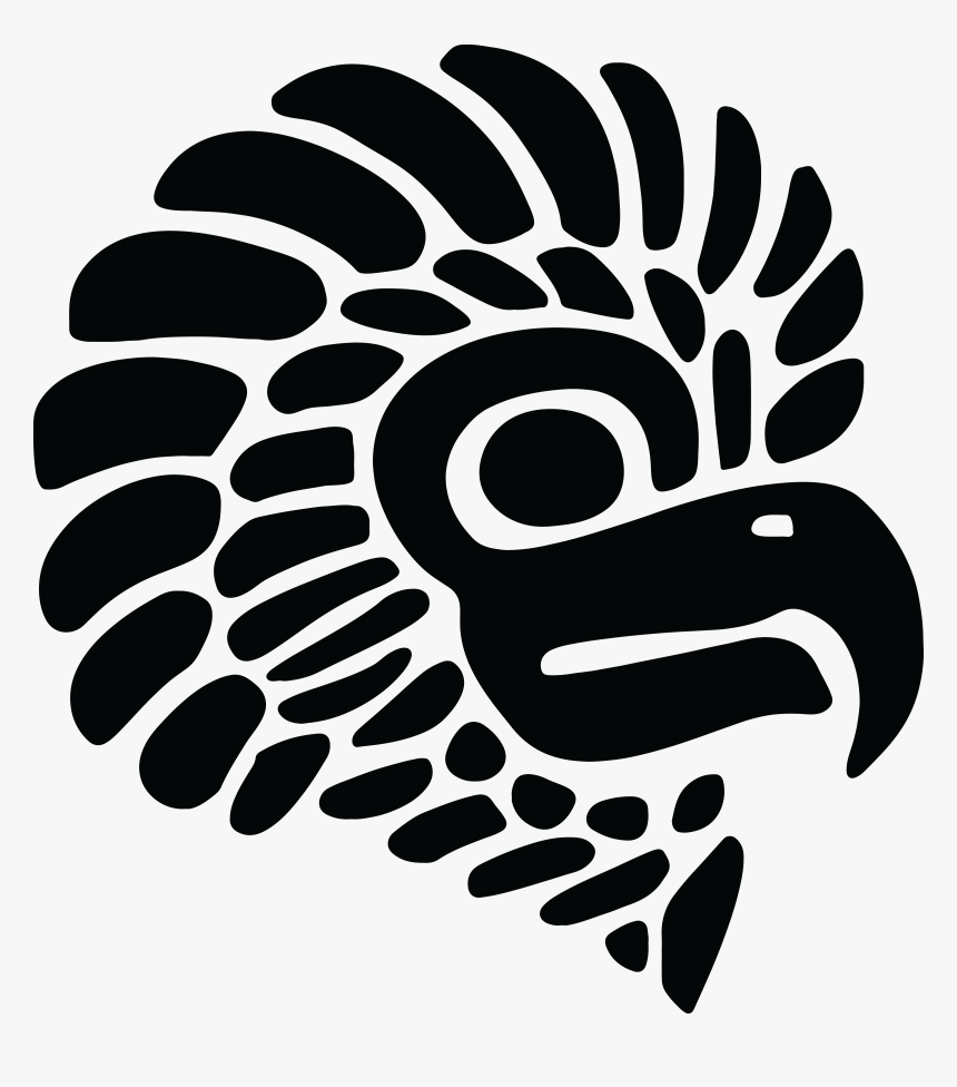 Transparent Mexican Flag Png - Logo Mexico Flag Eagle Black And White, Png Download, Free Download